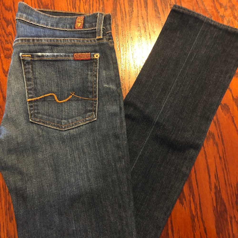 7 for All Mankind Roxanne Skinny Jean Size 27